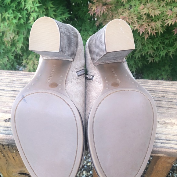 Donating๐HP Lucky suede leather peep toe booties! Sz 9 ๐ฐโฌ๏ธ - Picture 10 of 12